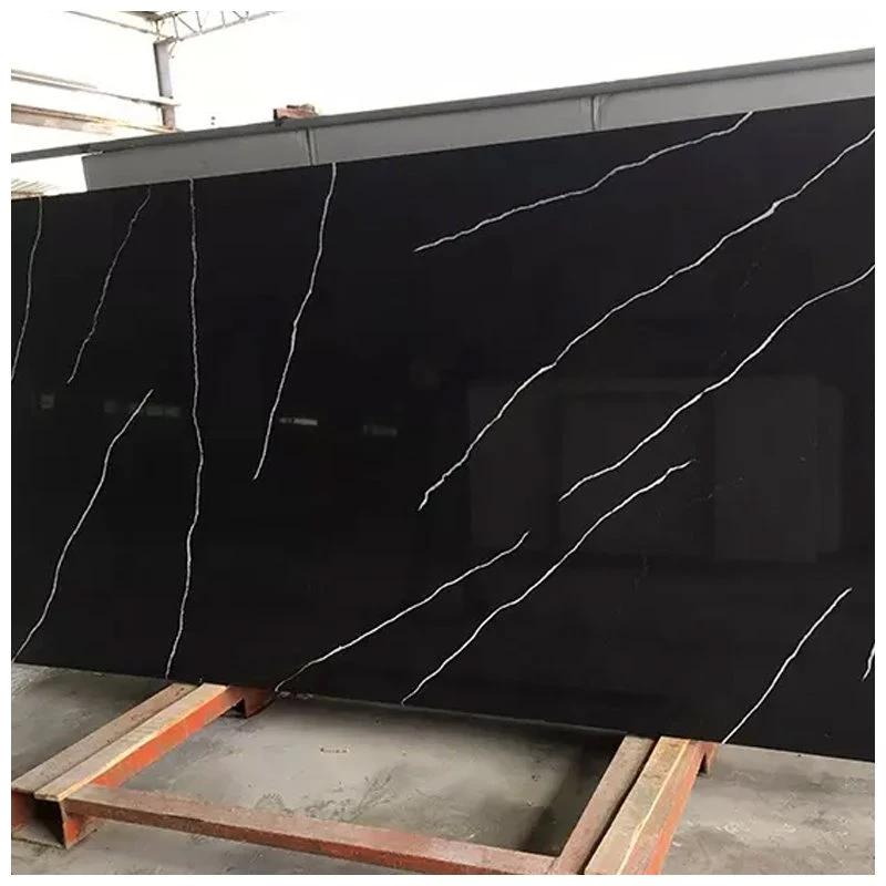Black Quartz Slab