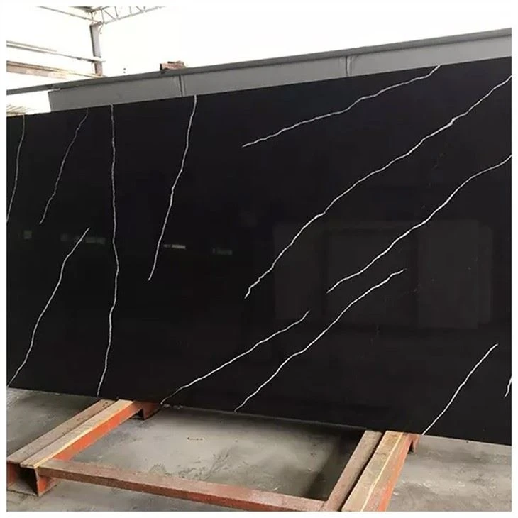 Black Quartz Slab
