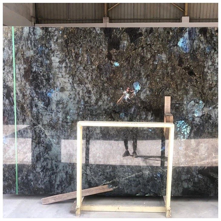 Labradorite Blue Granite Slabs For Countertops