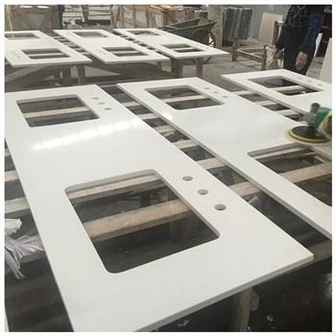 Quartz Bathroom Countertops Double Sink