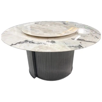 Karib-szigeteki márvány Lusta Susan asztalok