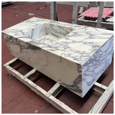 Arabescato márvány mosogató